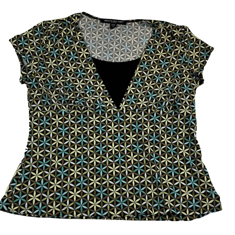 Briggs New York Top Petite Medium Stretch Easycare Washable